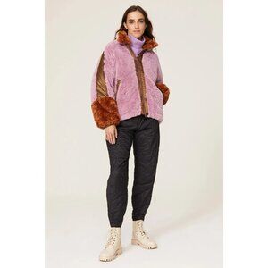 Women's Pink and Brown Jacket